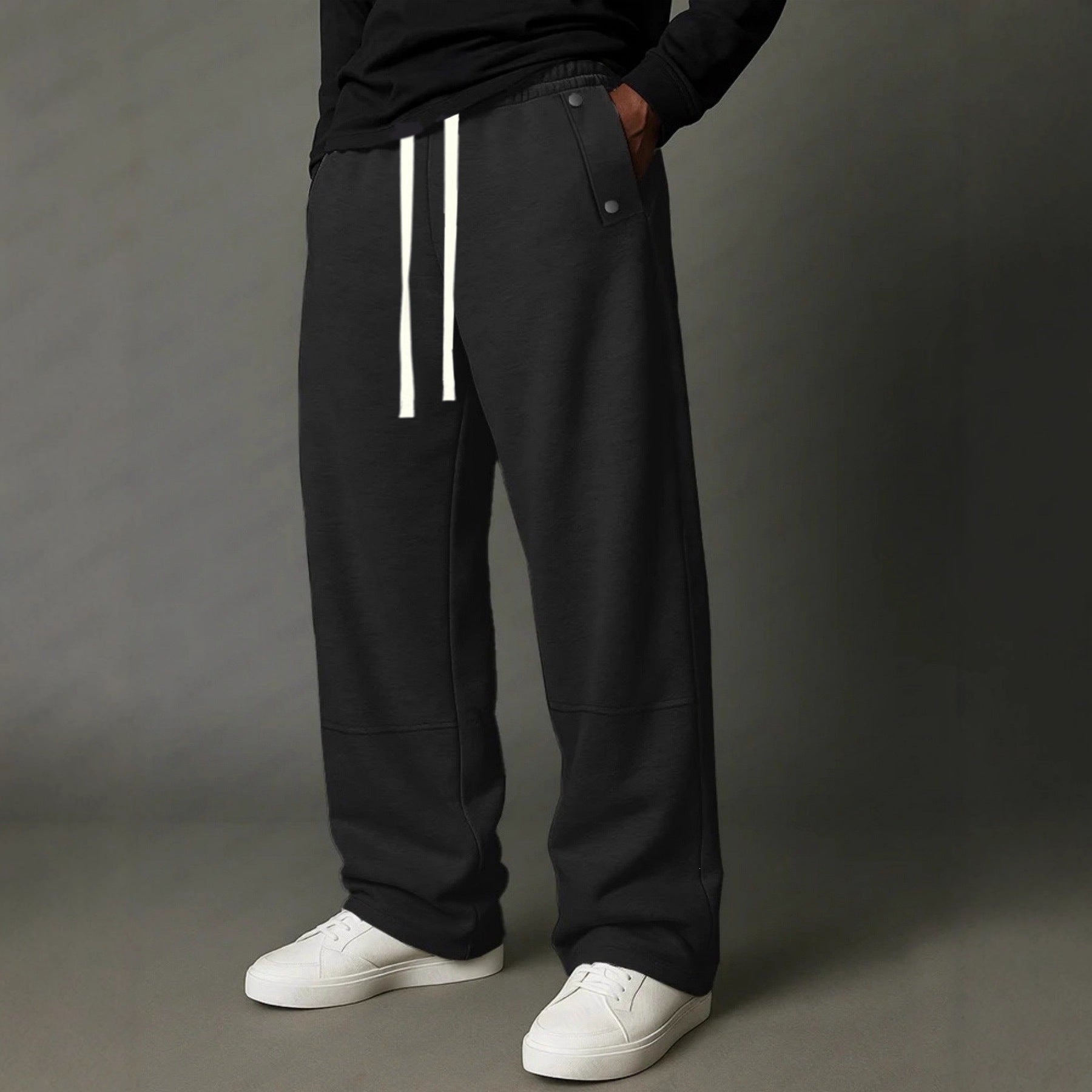 Men's Relaxed-Fit Jogging Pants with high comfort waist, drawstring & utility details Chichicherry