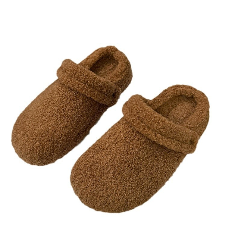 Women's Quilted Teddy Slippers with Fold and Padded Comfort Footbed Chichicherry