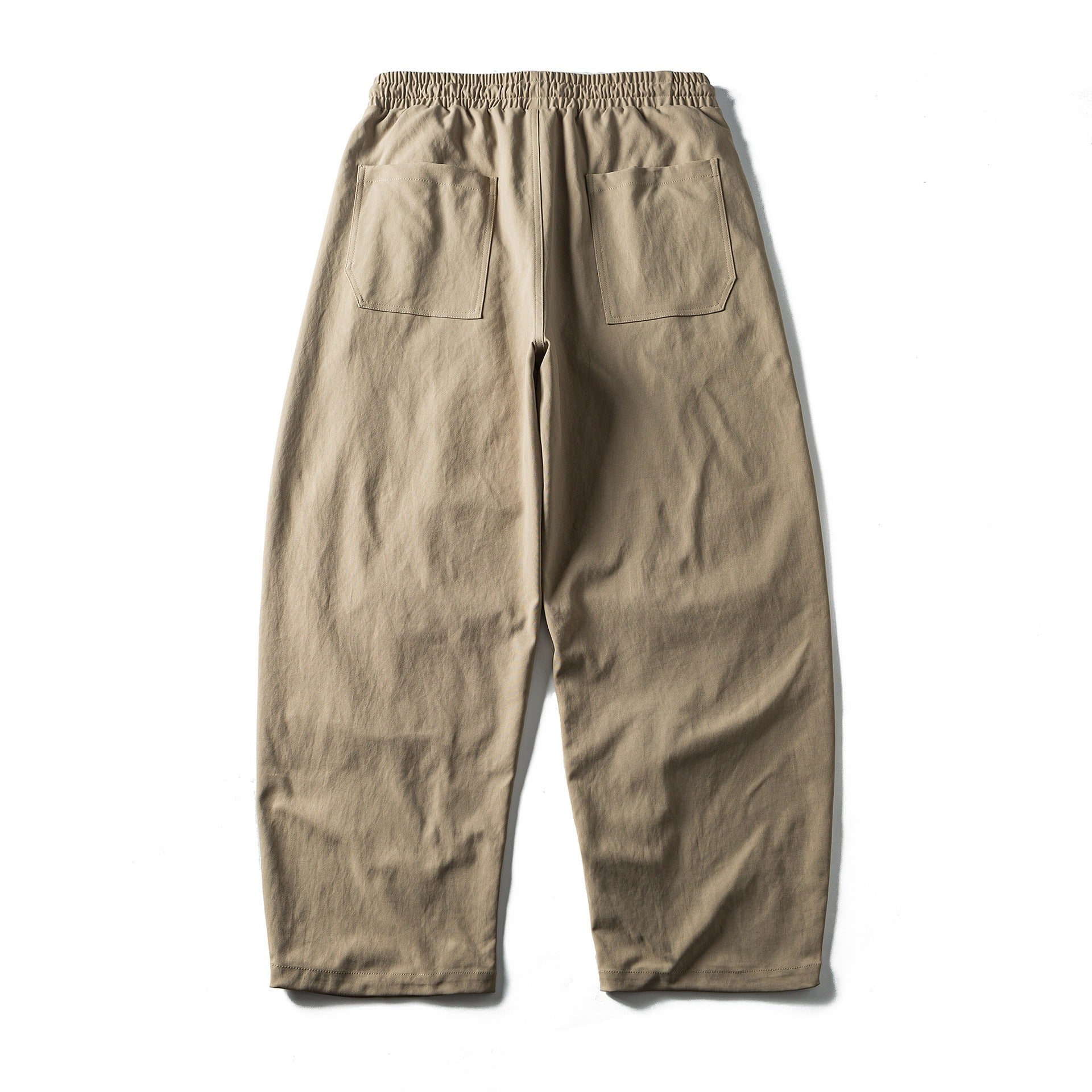 Men's tapered utility pants with elastic waistband and drawstring Chichicherry