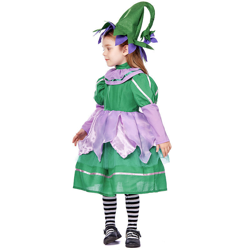 Girl Fairytale Costume with Hat and Decoration Chichicherry