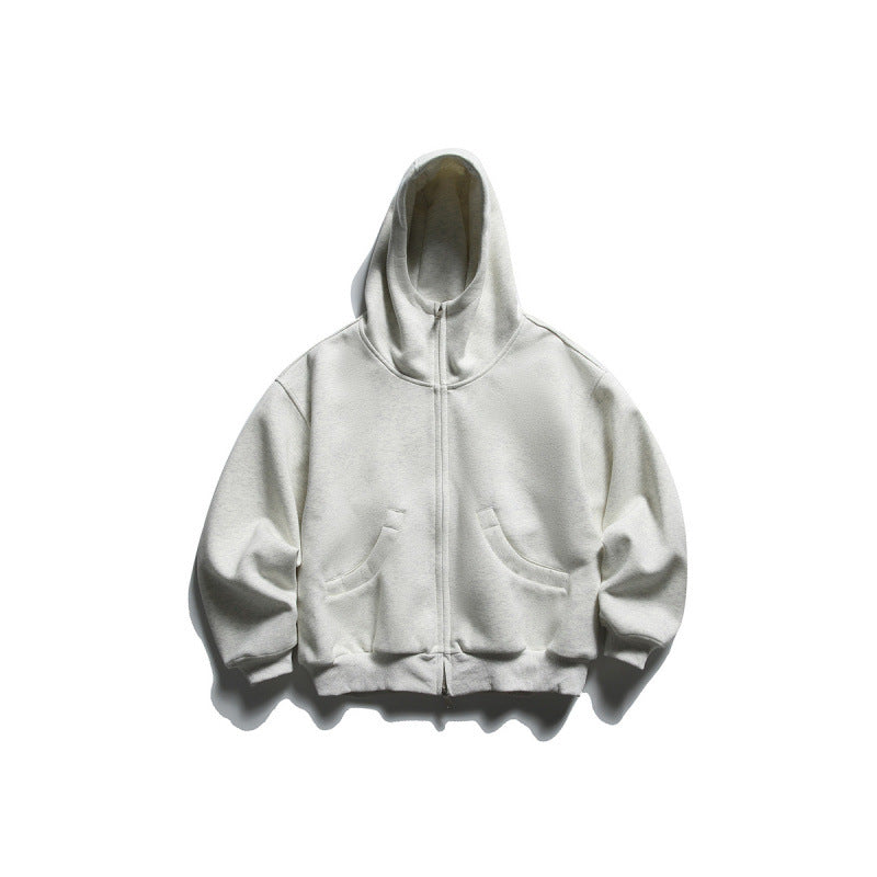 Unisex Oversize Zip-Hoodie with high collar and kangaroo pockets Chichicherry