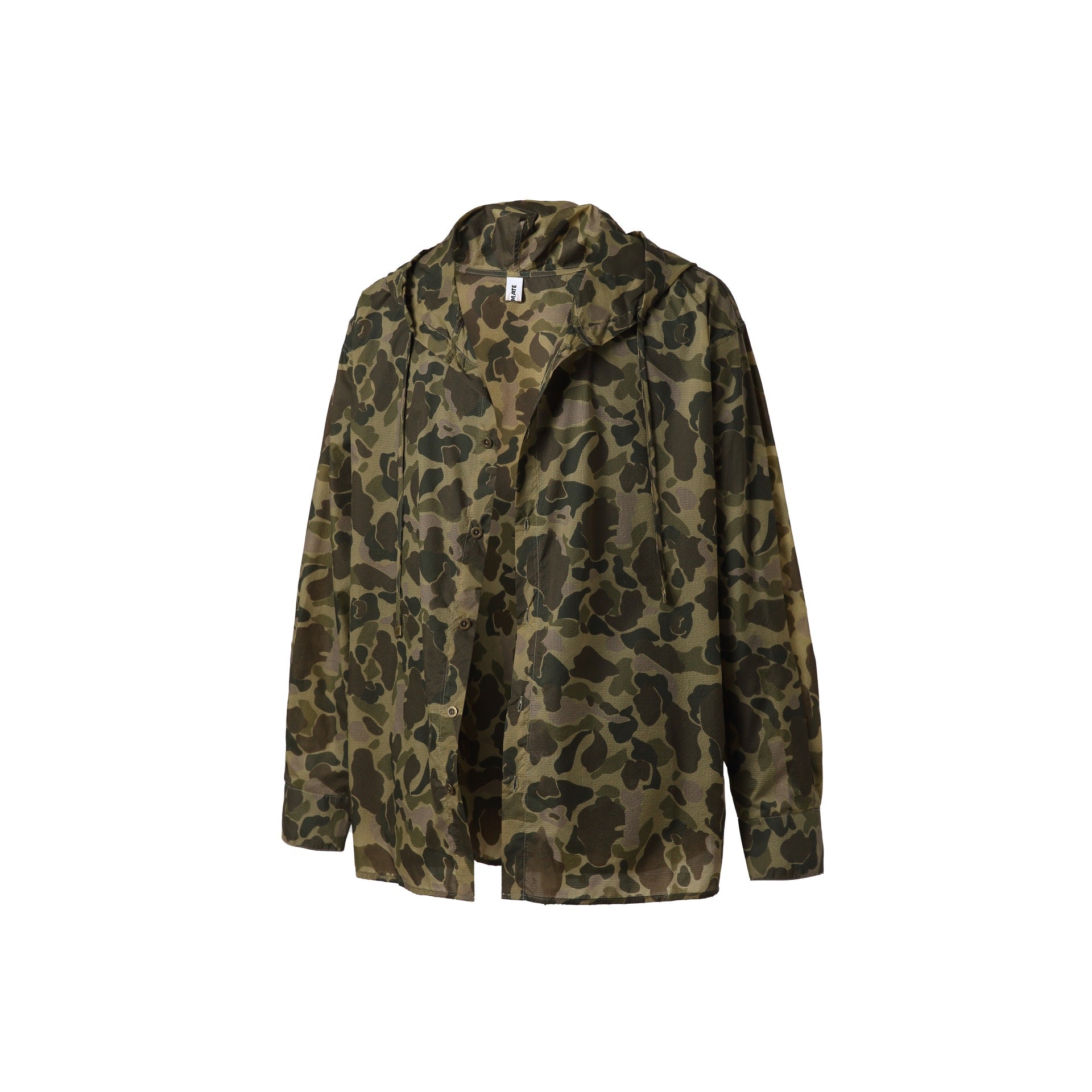 Men's Camouflage Hoodie in Oversized Utility Style Chichicherry
