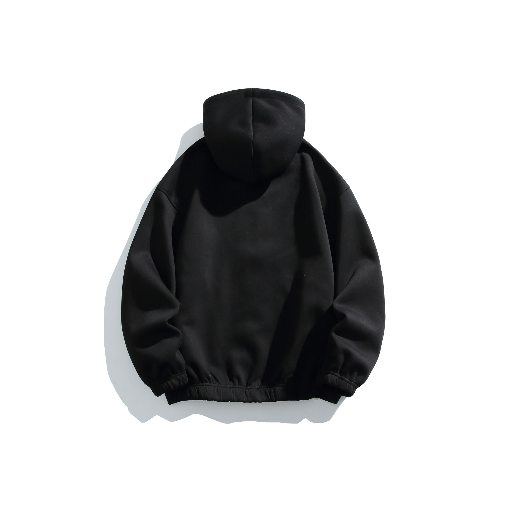 Unisex hoodie jacket with full zip, textured neoprene look and bubble pleat details Chichicherry