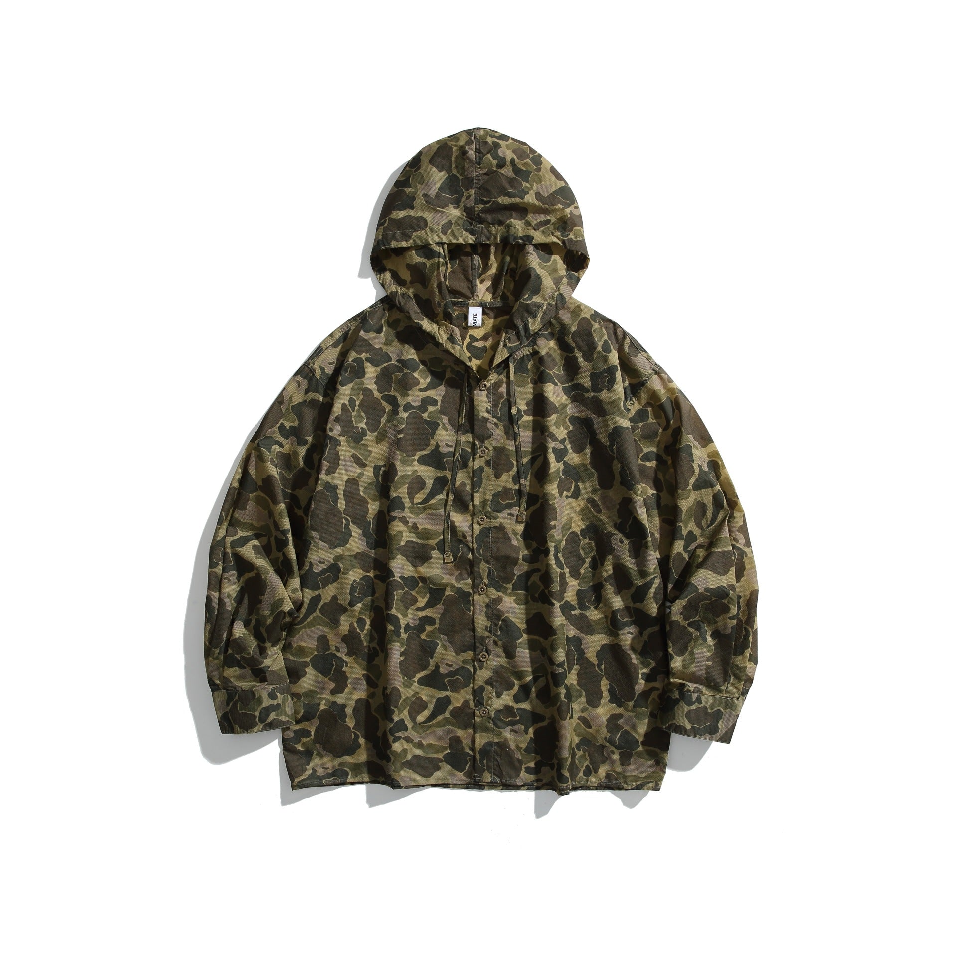 Men's Camouflage Hoodie in Oversized Utility Style Chichicherry