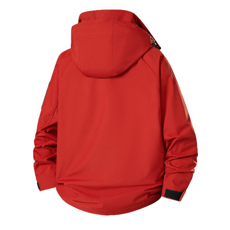Men's 3-in-1 Softshell Parka with removable fleece inner jacket and technical hood Chichicherry