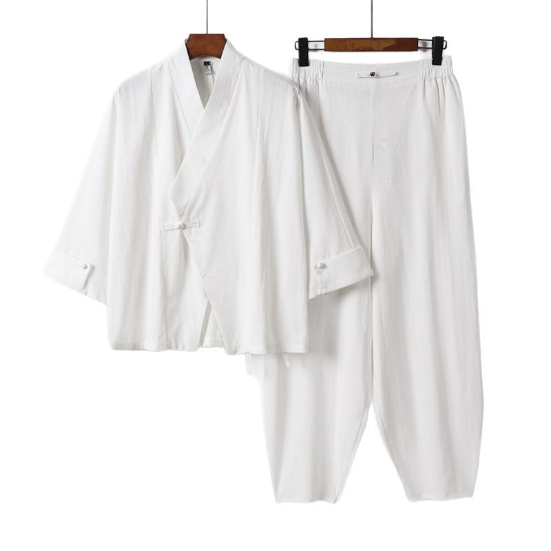 Men's Kimono Jackets and Harem Pants Set Chichicherry