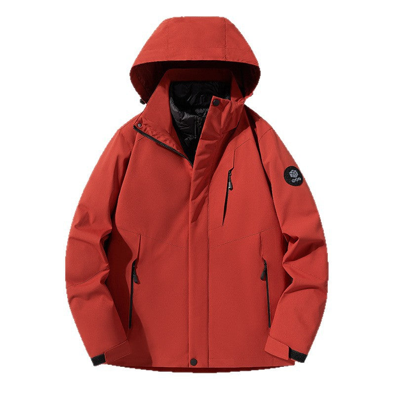 Men's triple combinable functional jacket with detachable quilted vest Chichicherry