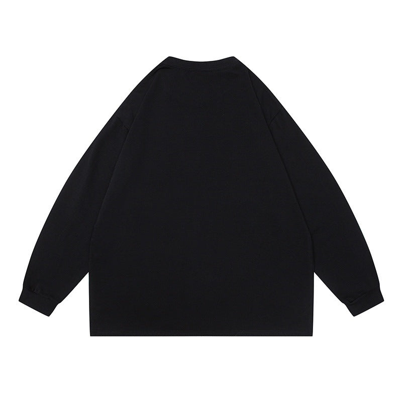Unisex Oversize Long Sleeve made of heavy cotton blend with raglan sleeves and ribbed cuffs Chichicherry