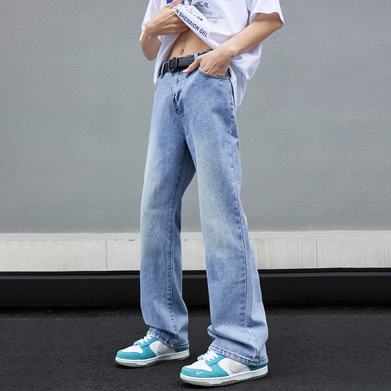 Men's Wide-Cut Denim Jeans Chichicherry