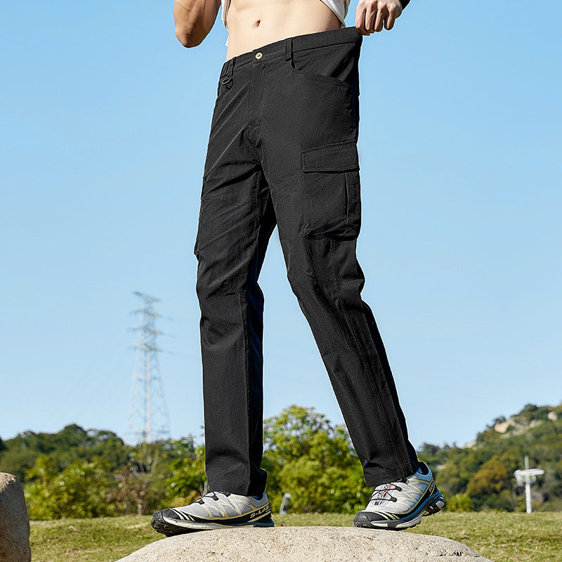 Men's Breathable Trekking Cargo Pants with Stretch and Multitude of Pockets Chichicherry
