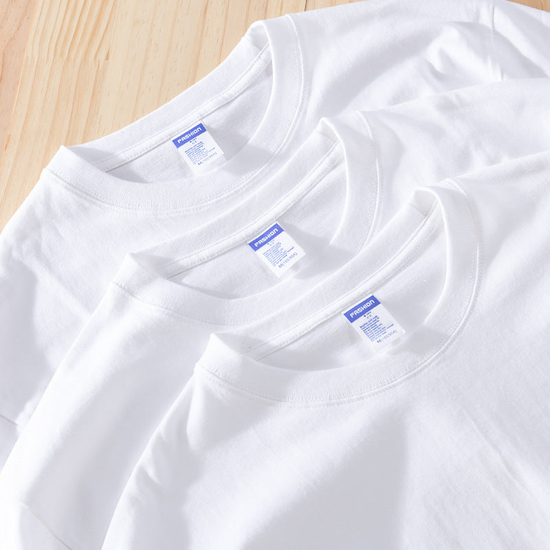 Unisex Long Sleeve Premium Basics Long Sleeve Shirt made of Cotton Blend with Round Neck Chichicherry