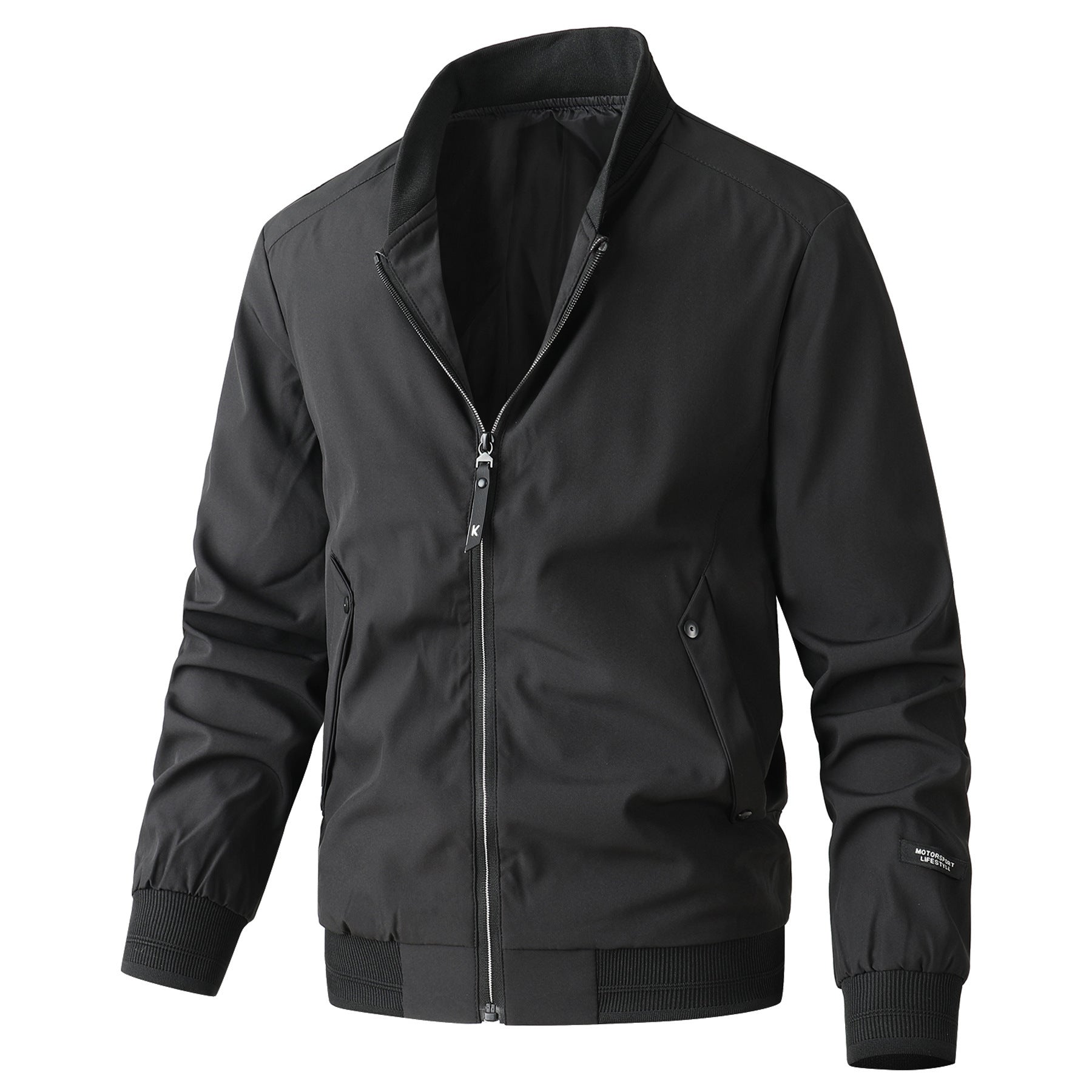 Men's lightweight Urban bomber with water-repellent shell, ribbed hem and flap pockets Chichicherry