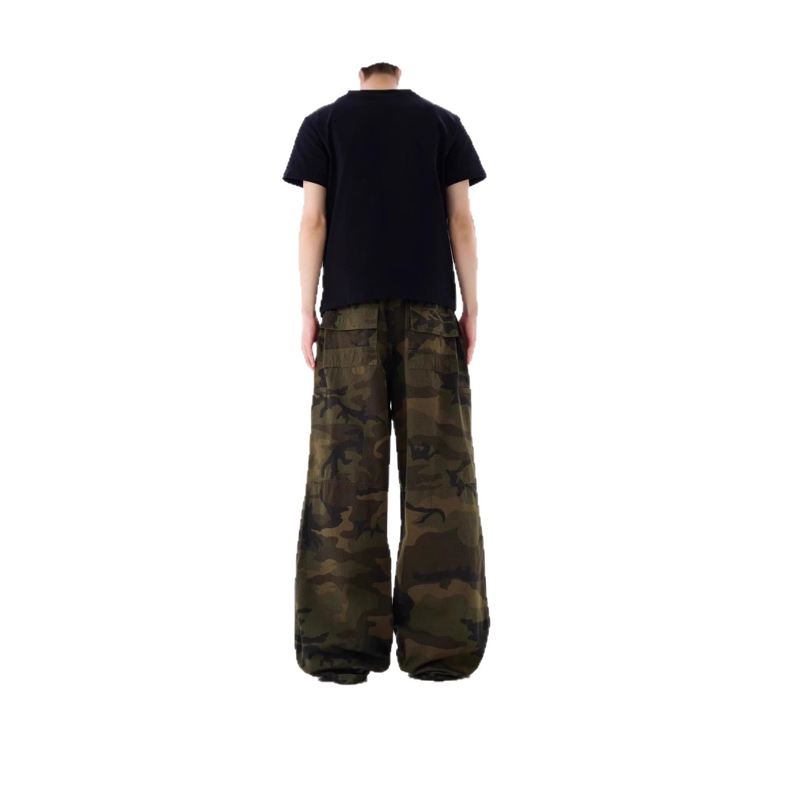 Men's Urban Cargo-Style Fabric Trousers Chichicherry