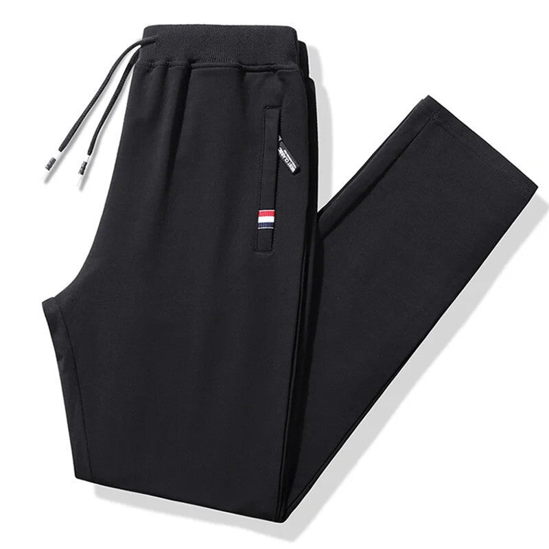 Men's tapered joggers with drawstring, zip pocket & ribbed cuffs Chichicherry