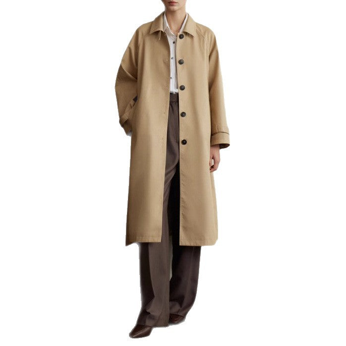 Ladies elegant trench coat with belted waist Drune