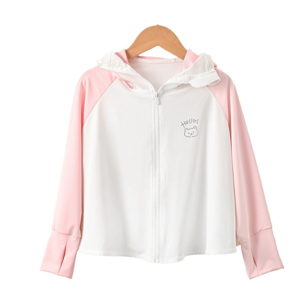 Women’s lightweight UV protection jacket with hood Chichicherry