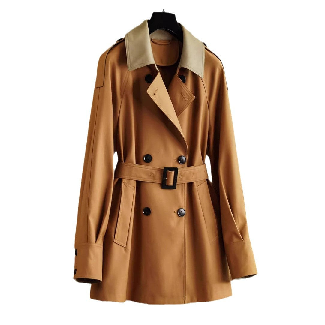 Women's elegantly tailored trench coat with a belted waist Chichicherry