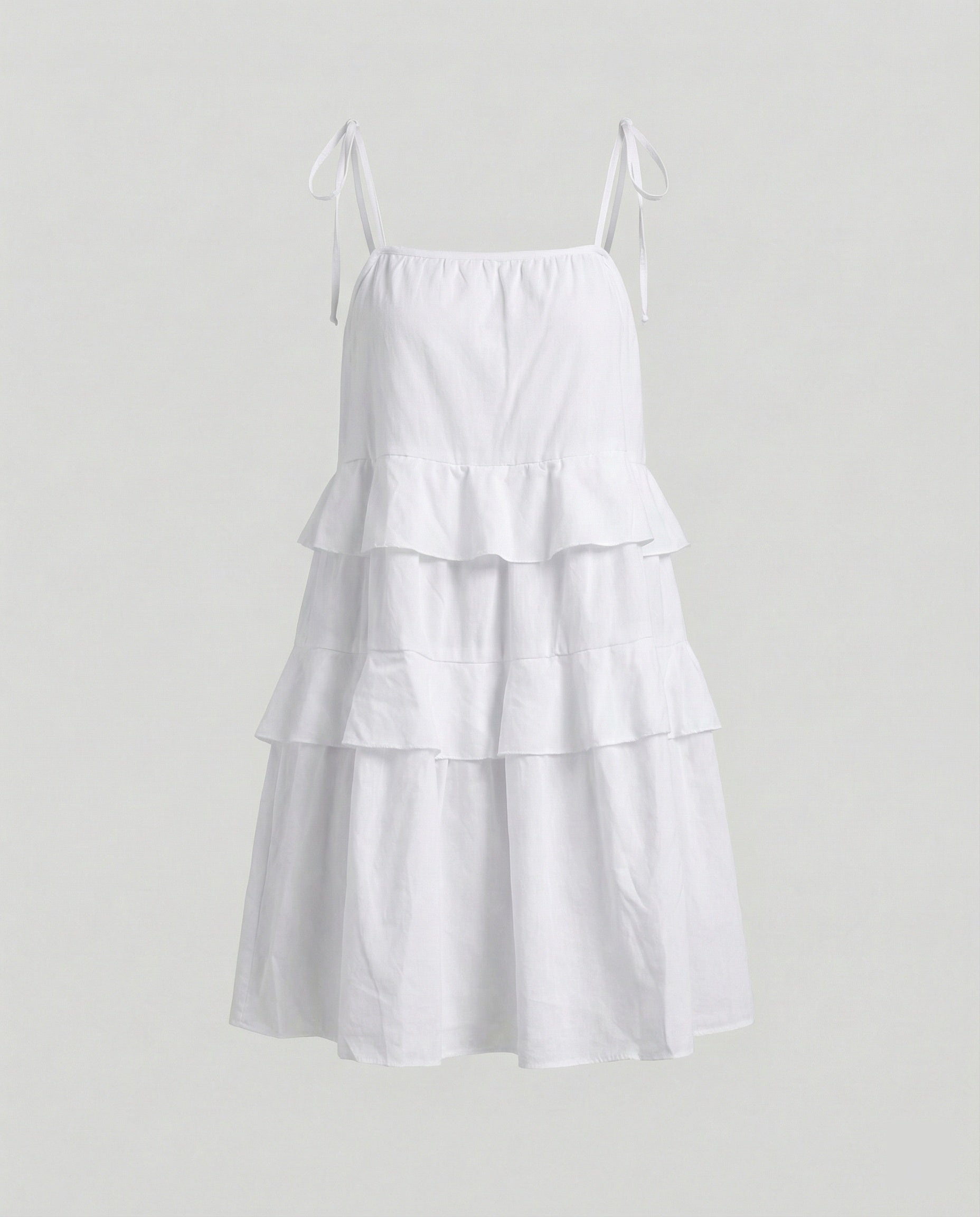 Women's Tiered Top Summer with Tie Straps