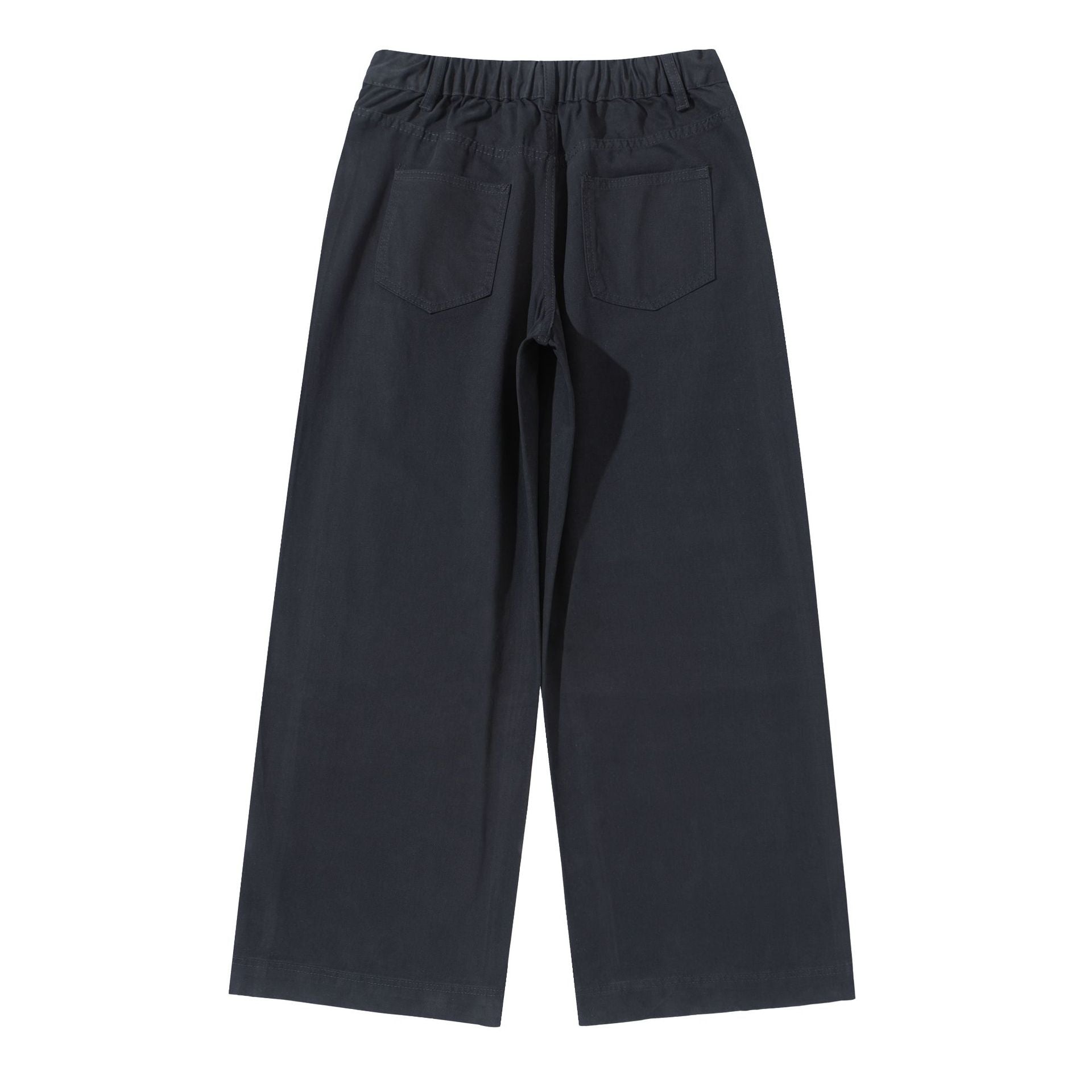 Women's High-Waist Culotte Pants made of Cotton Twill with Continuous Center Seam Chichicherry