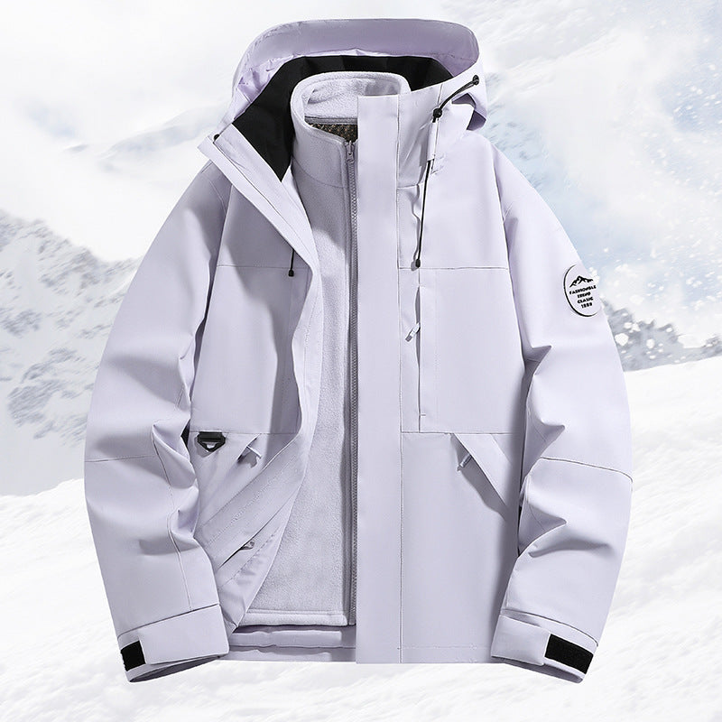 Women's Technical Ski and Winter Jacket with Removable Inner Jacket and Welded Seams Chichicherry