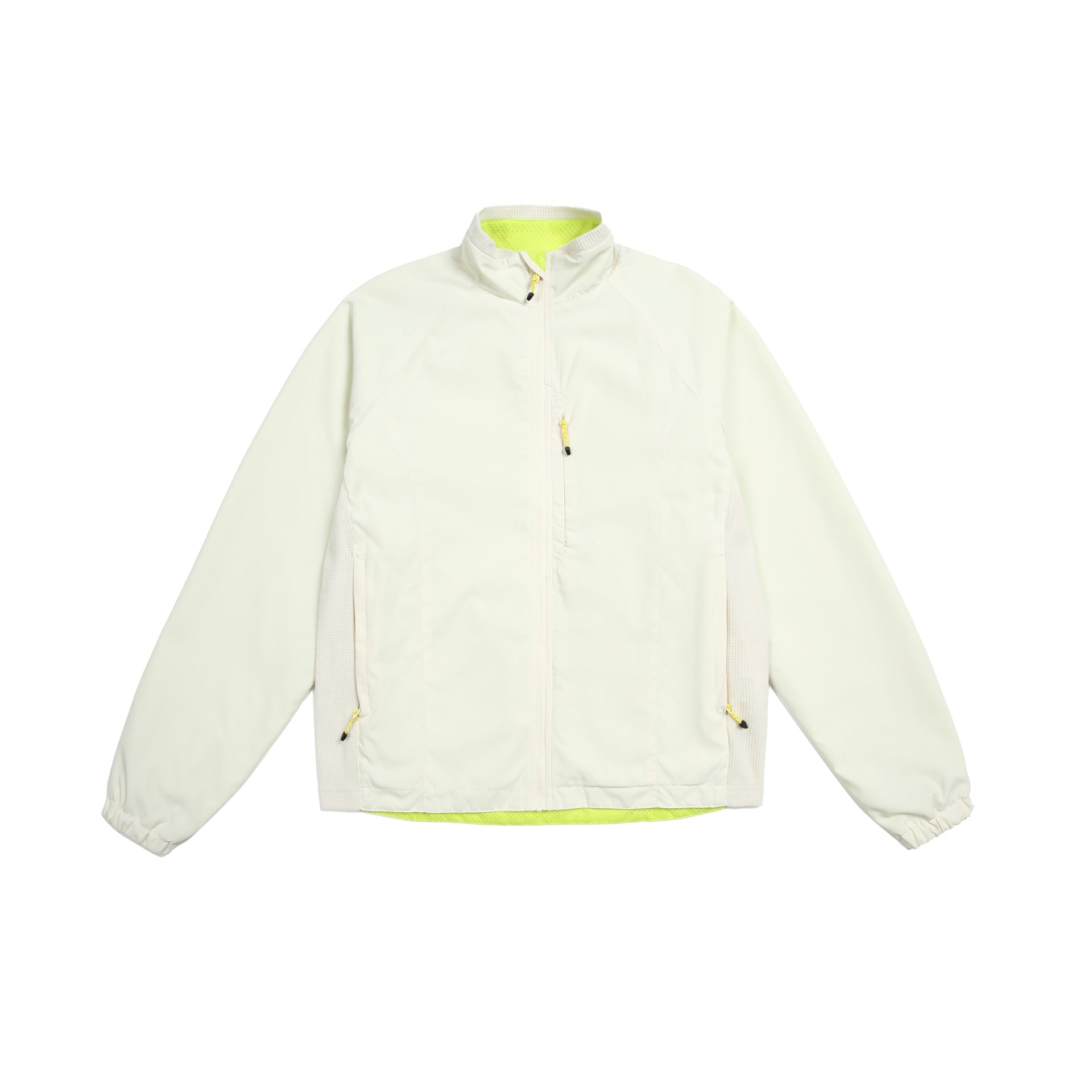 Unisex Lightweight Stand-up Collar Softshell Jacket with Fleece Inner Side and Zipper Pockets Chichicherry