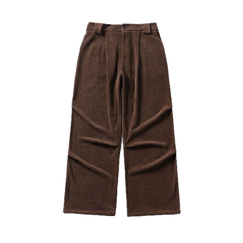 Women pleated trousers with wide leg and high waist Chichicherry