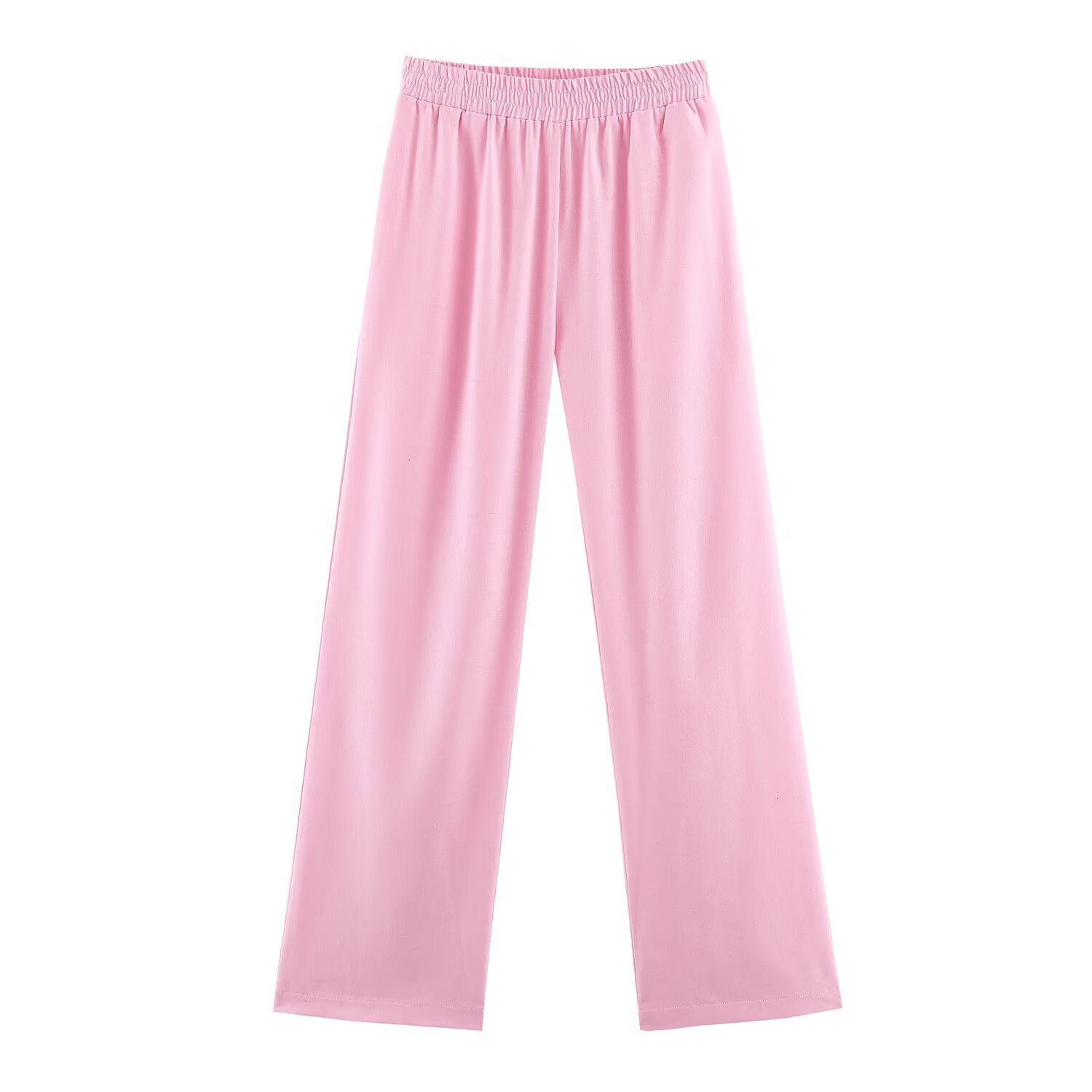 Women's Wide Lounge Pants with Elastic Waistband and Flowing Viscose Quality Chichicherry