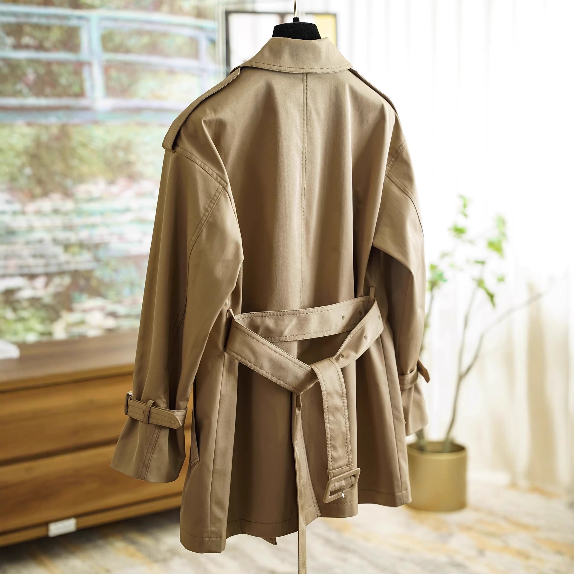Women Elegant and Casual Trench Coat Drune