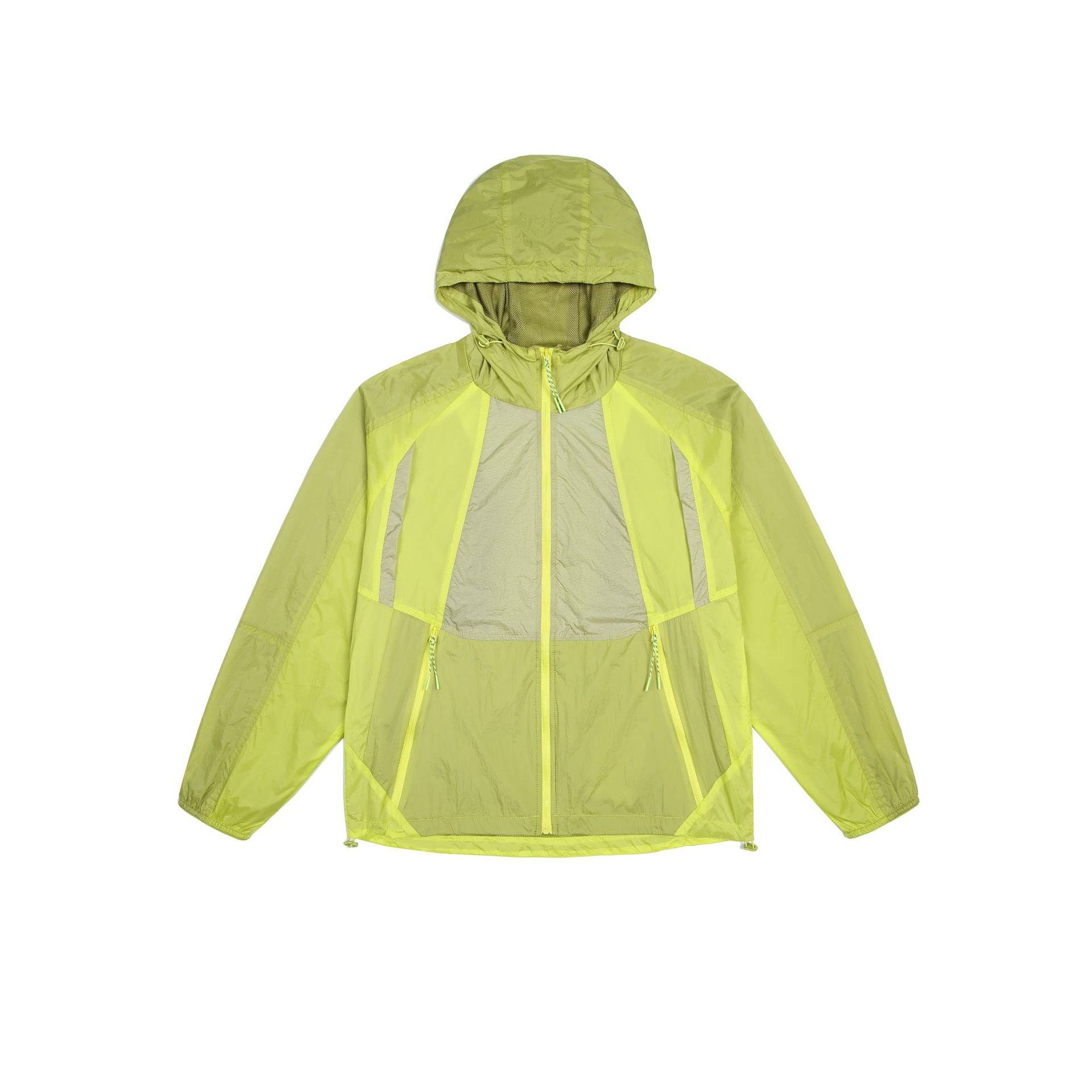 Unisex Lightweight Hooded Windbreaker with Mesh Lining and Drawstring Chichicherry