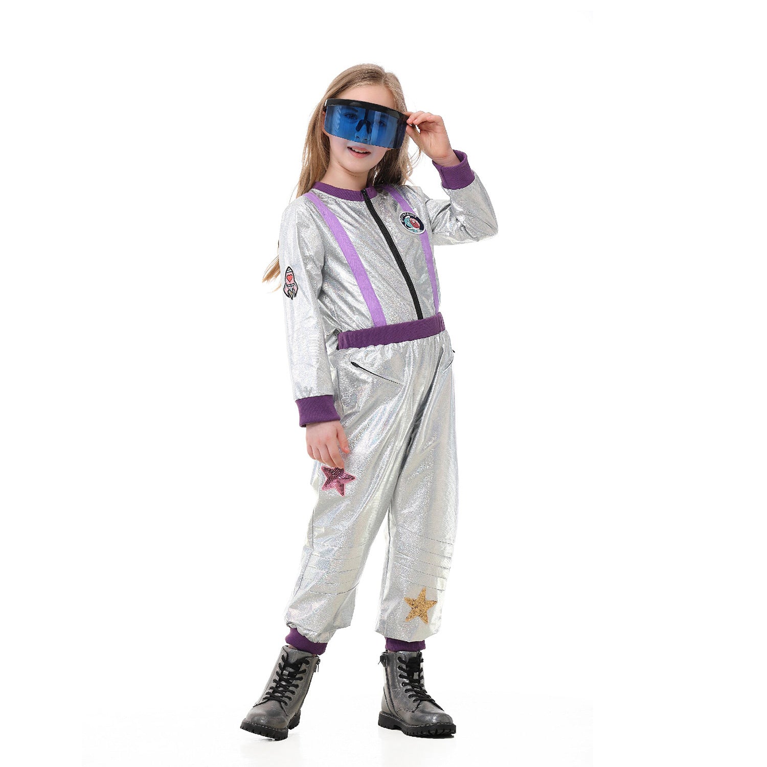 Boys' spacesuit with shimmering details Chichicherry