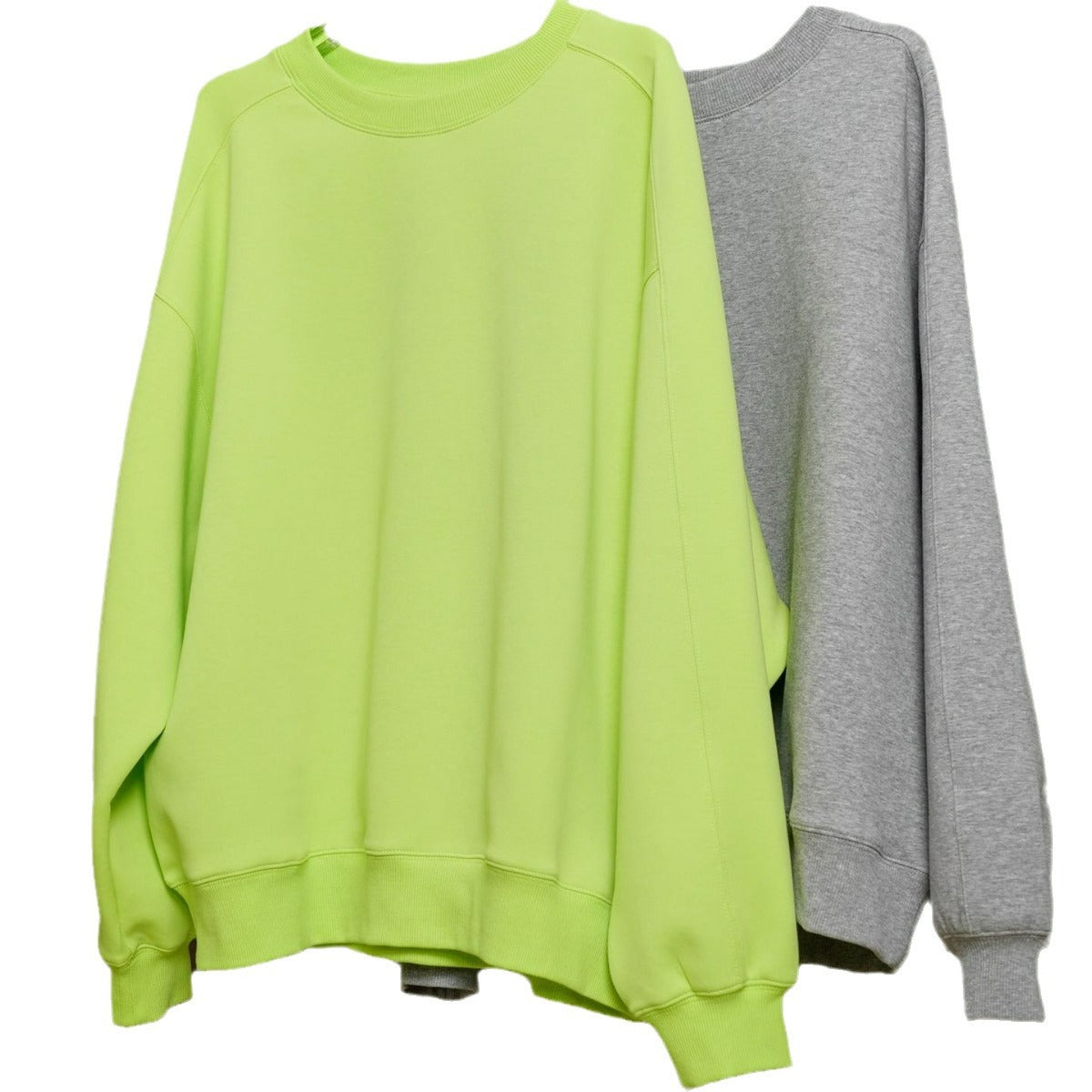 Women's Relaxed Sweat Pullover with Reinforced Crew Neck and Cotton Fleece Chichicherry