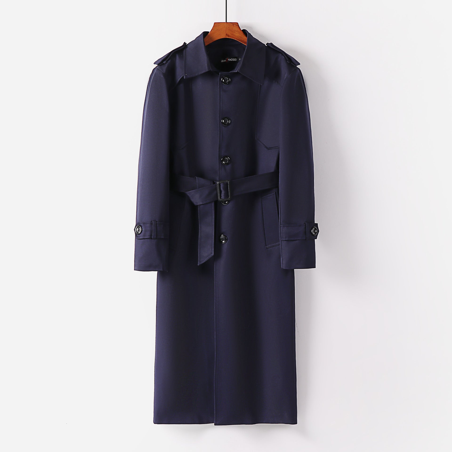 Women's elegant light trench coat with epaulettes and button placket Chichicherry