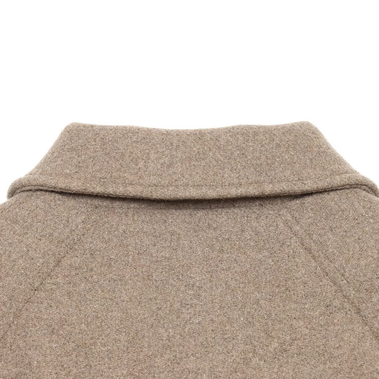 Women's short wool blend jacket with front zipper and drawstring hem Chichicherry