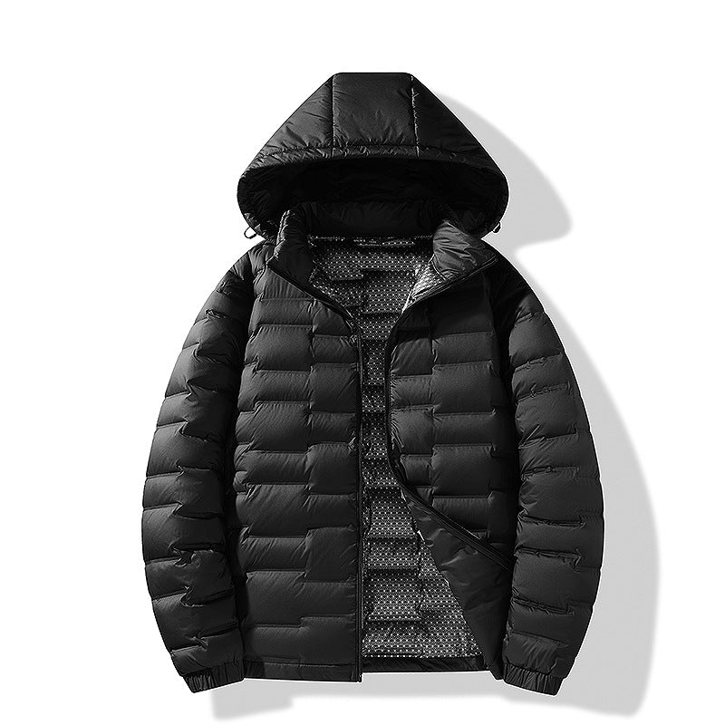 Men's Ultralight Quilted Jacket with Hood and Thermal Lining Chichicherry