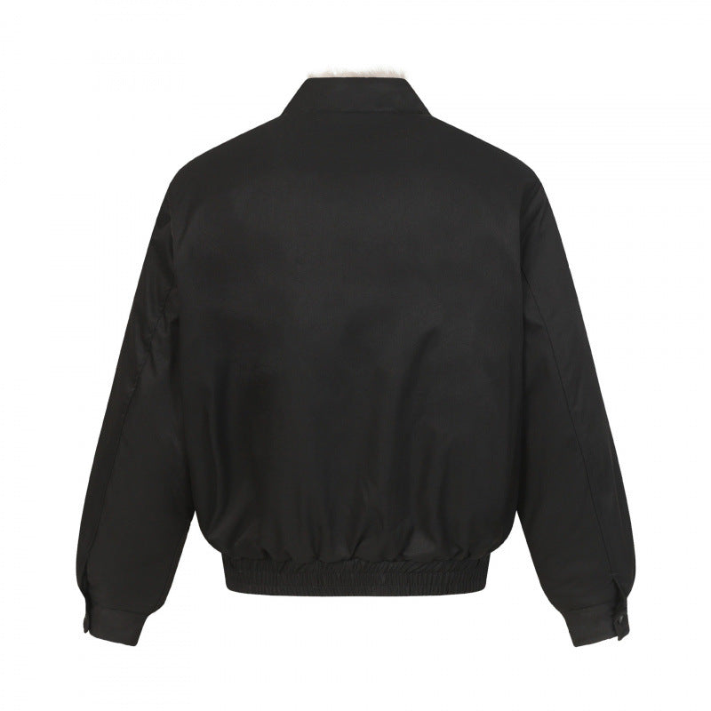 Men's Short Cut Bomber Jacket Chichicherry