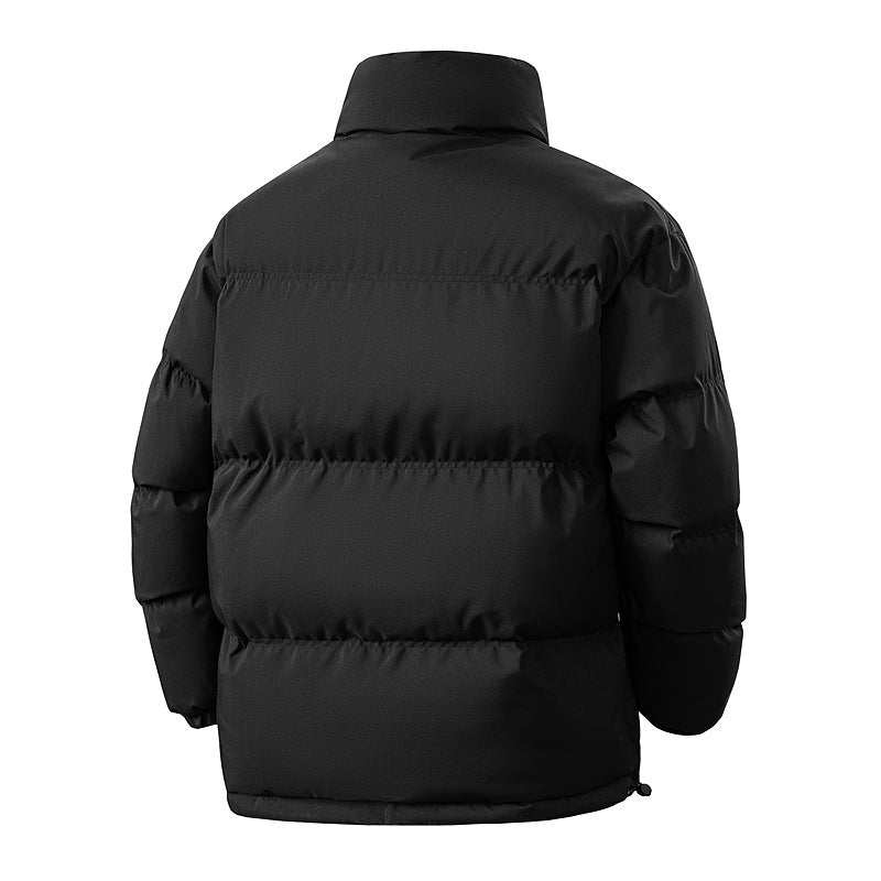 Men's short quilted thermal winter jacket with high stand-up collar and windproof filling Chichicherry