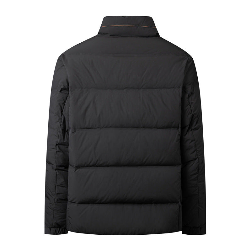 Men's quilted jacket with thermal insulation and high stand-up collar Chichicherry