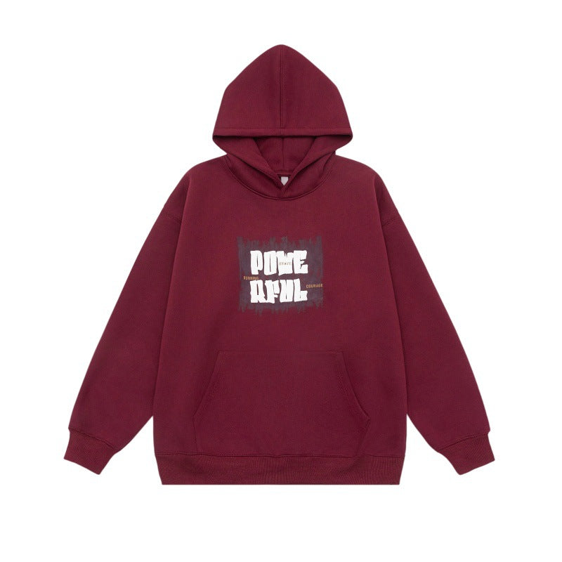 Unisex Oversized Hoodie with Kangaroo Pocket and Distinctive Front Print Chichicherry