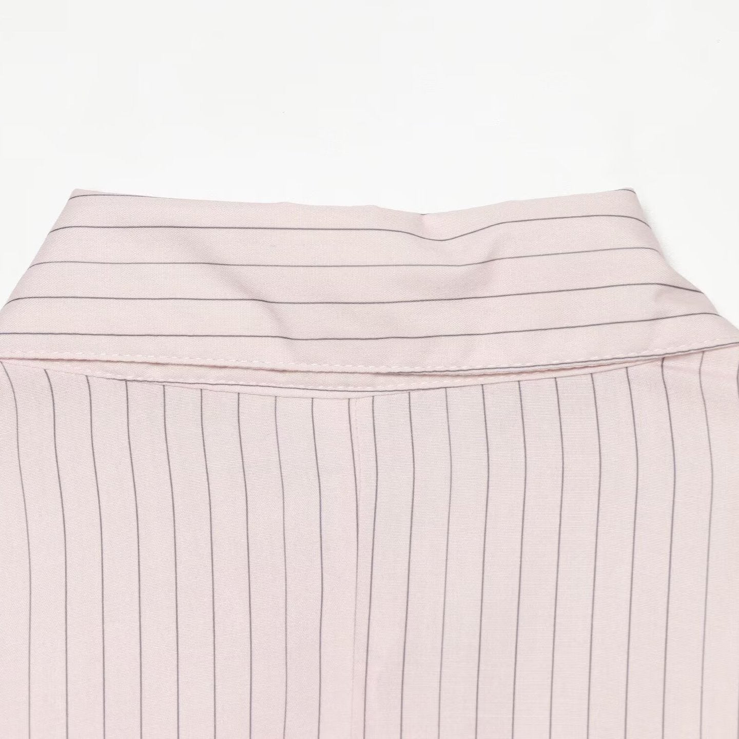Women's shirt blouse with waist bow and pinstripe design Chichicherry