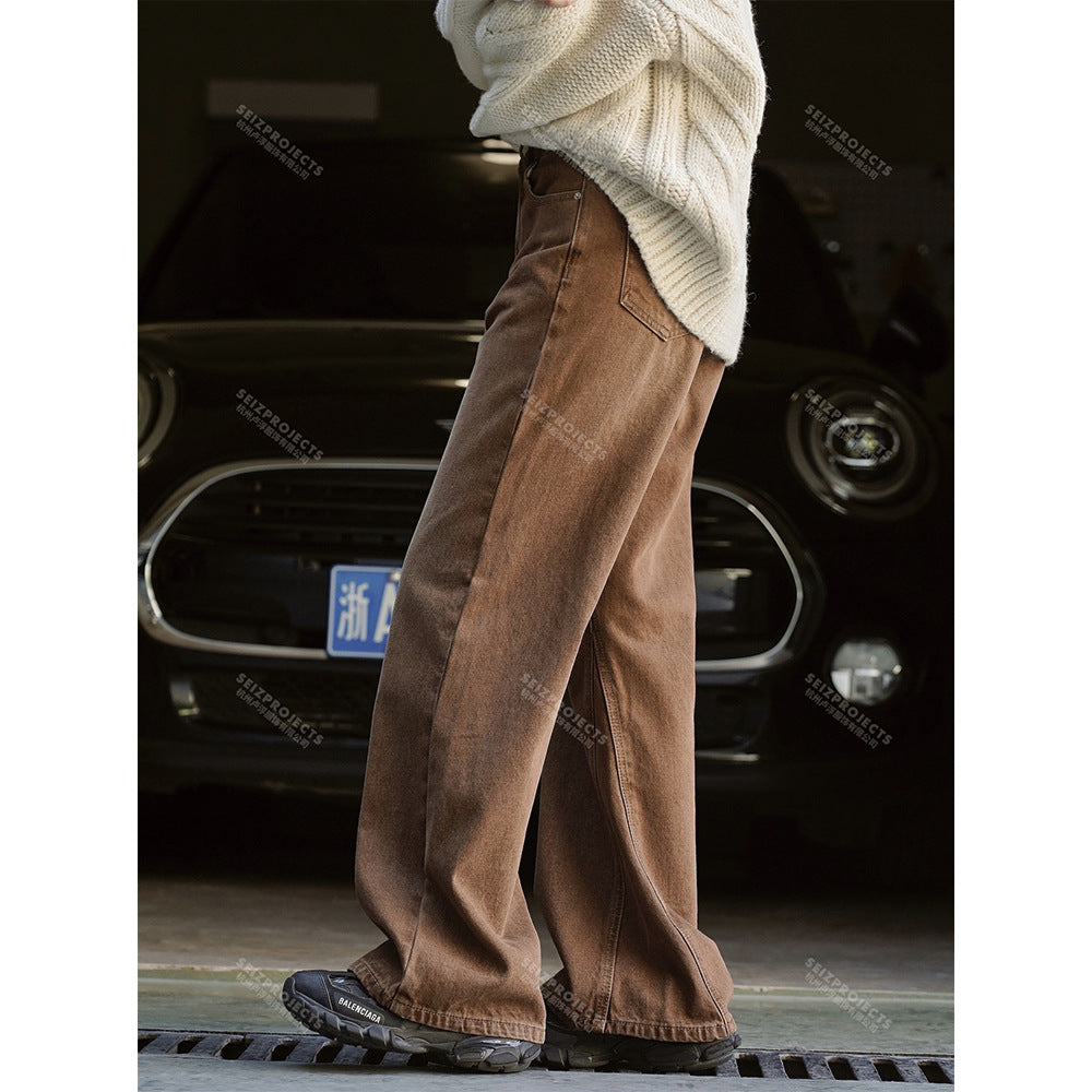 Ladies High-Cut Relaxed Palazzo Jeans made of Denim Chichicherry