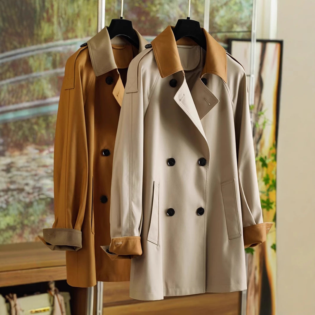 Women's elegantly tailored trench coat with a belted waist Chichicherry