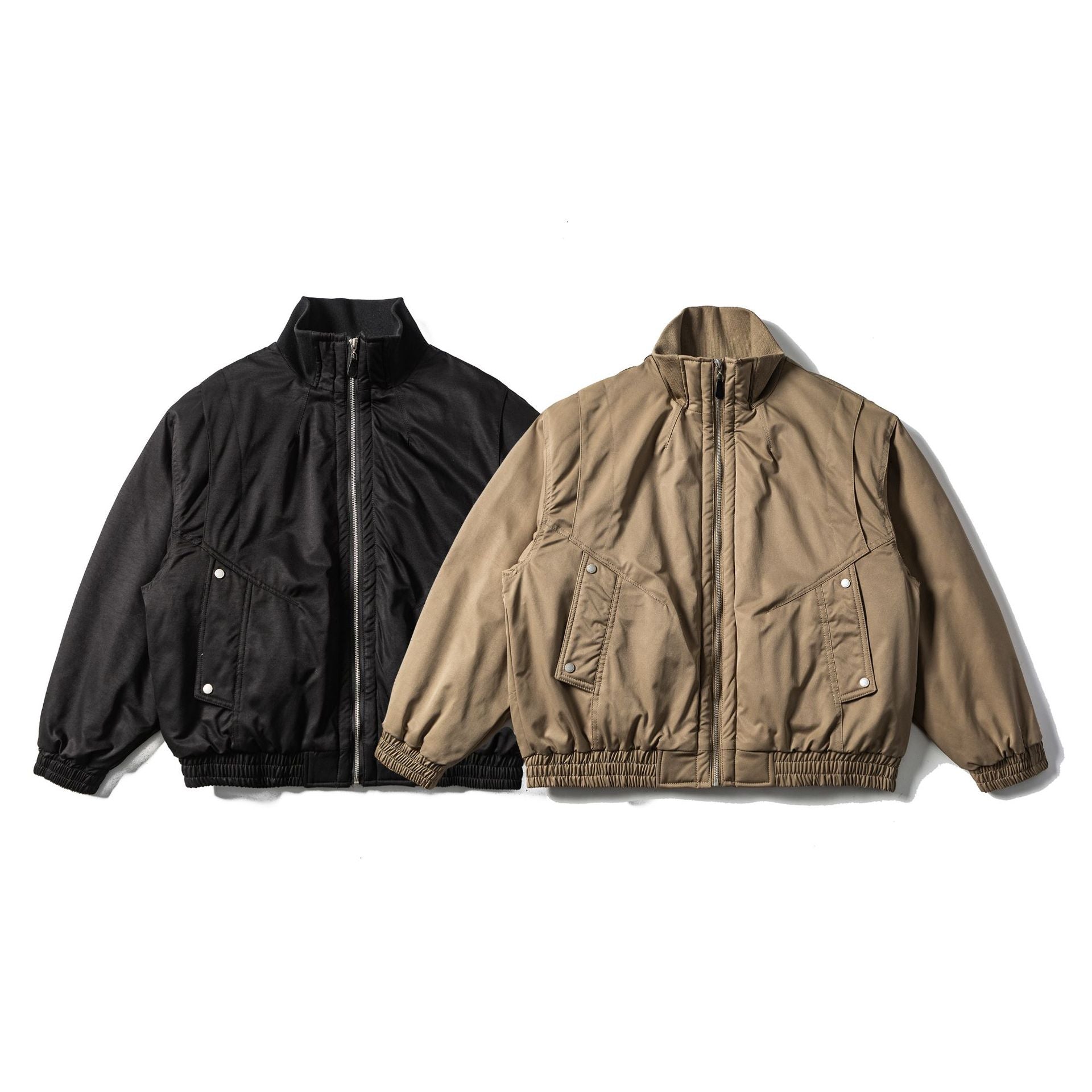 Unisex Short Cut Boxy Bomber Jacket Chichicherry