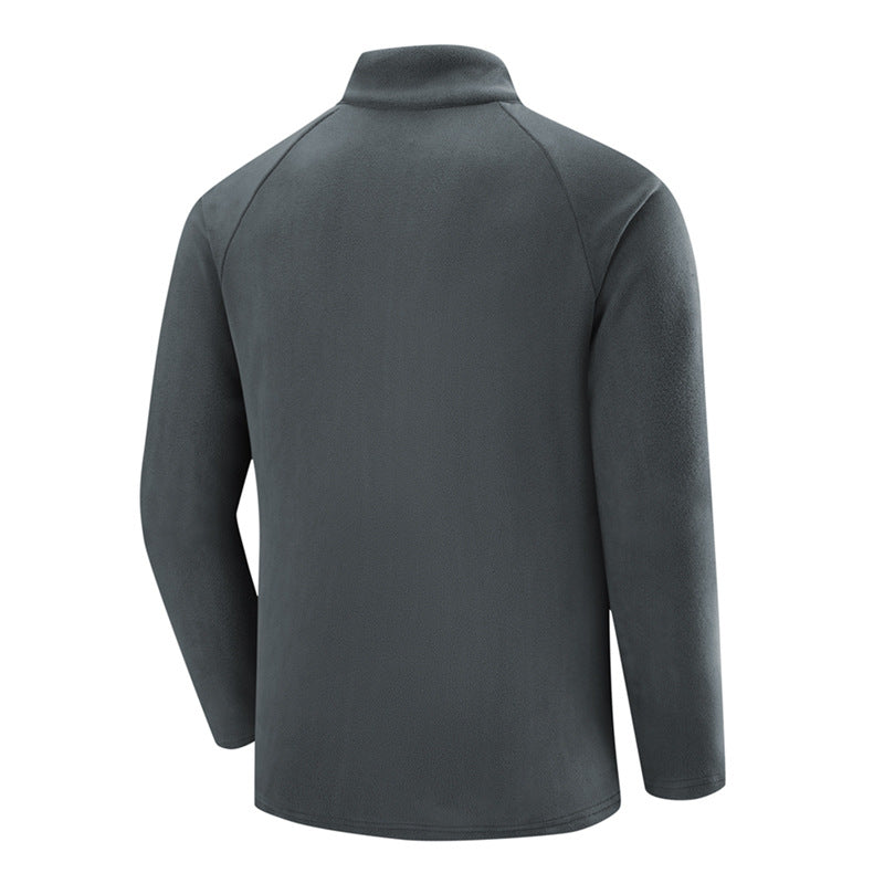 Men's Lightweight Performance Fleece Pullover with Quarter Zip and Chest Pocket Chichicherry