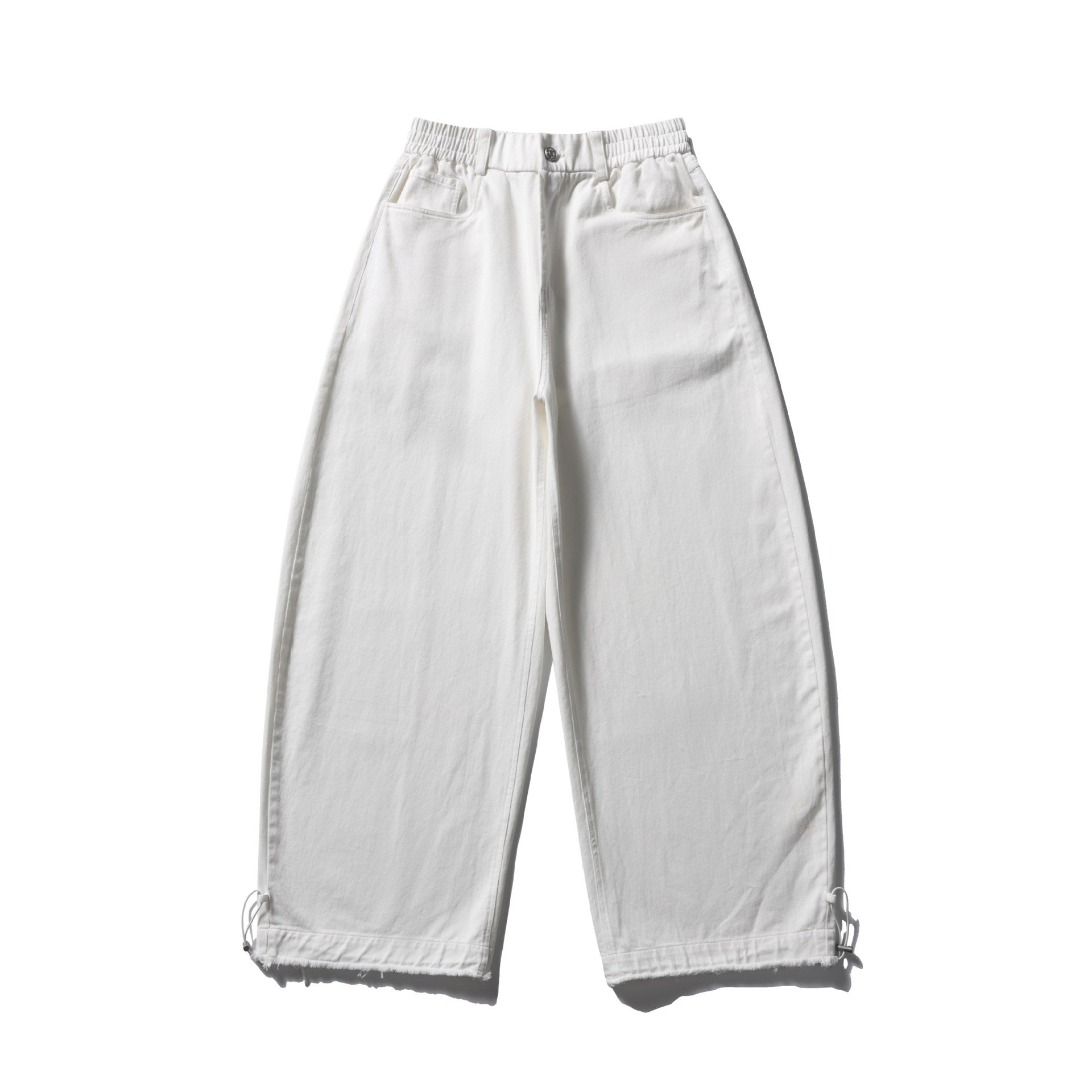 Ladies culotte pants in loose fit with elastic waistband and drawstring Chichicherry
