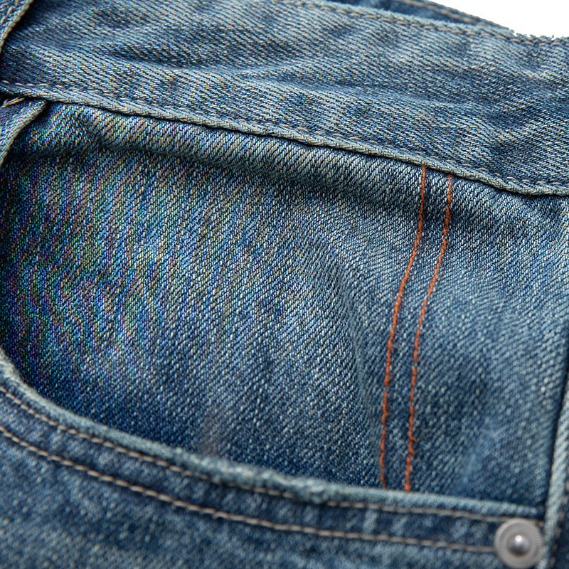 Women's Wide High-Waist Relaxed Denim Jeans with Used Look Chichicherry