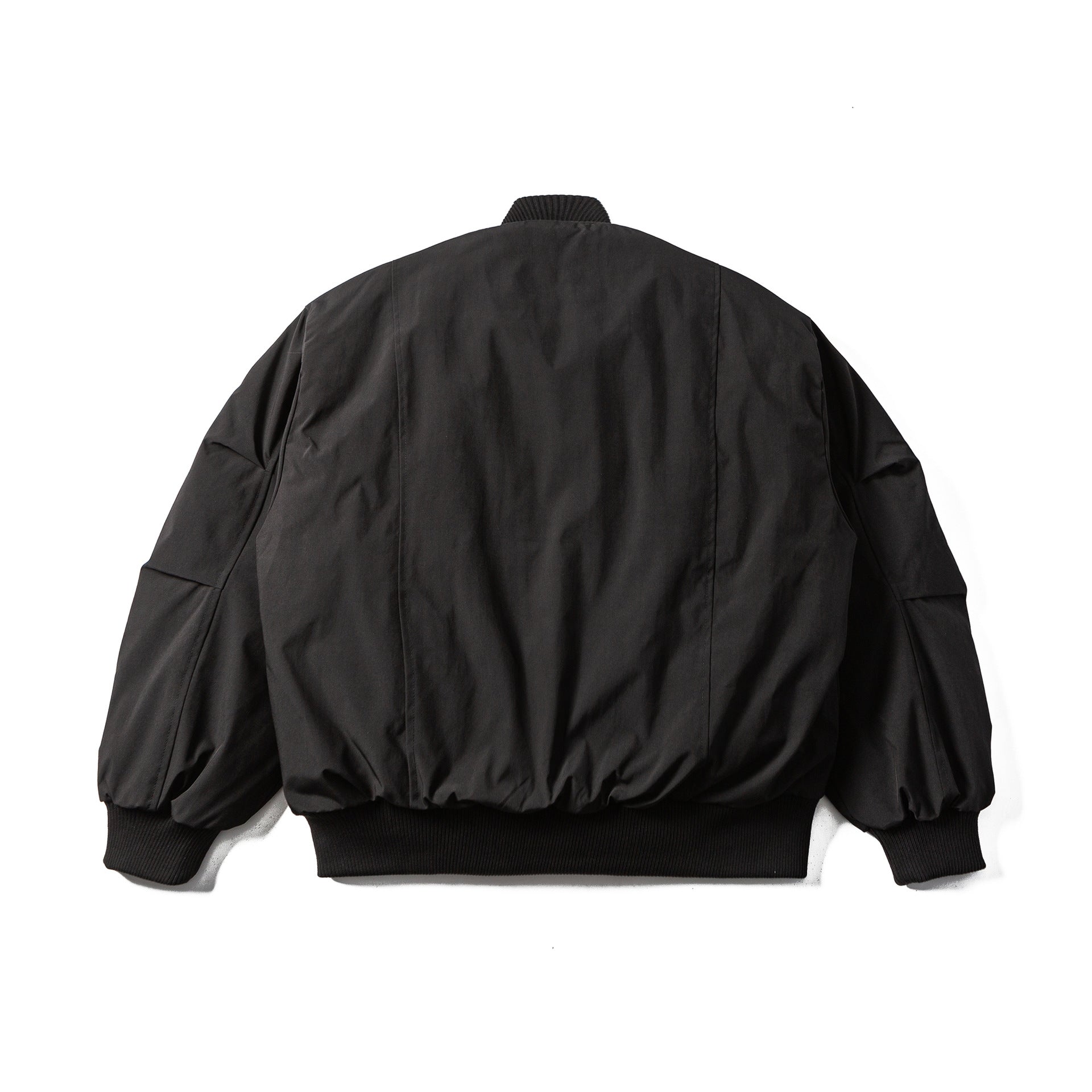 Men's boxy padded short jacket with ribbed collar and ergonomic side pockets Chichicherry
