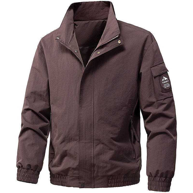 Men's technical hooded softshell jacket with adjustable hood and utility pockets Chichicherry
