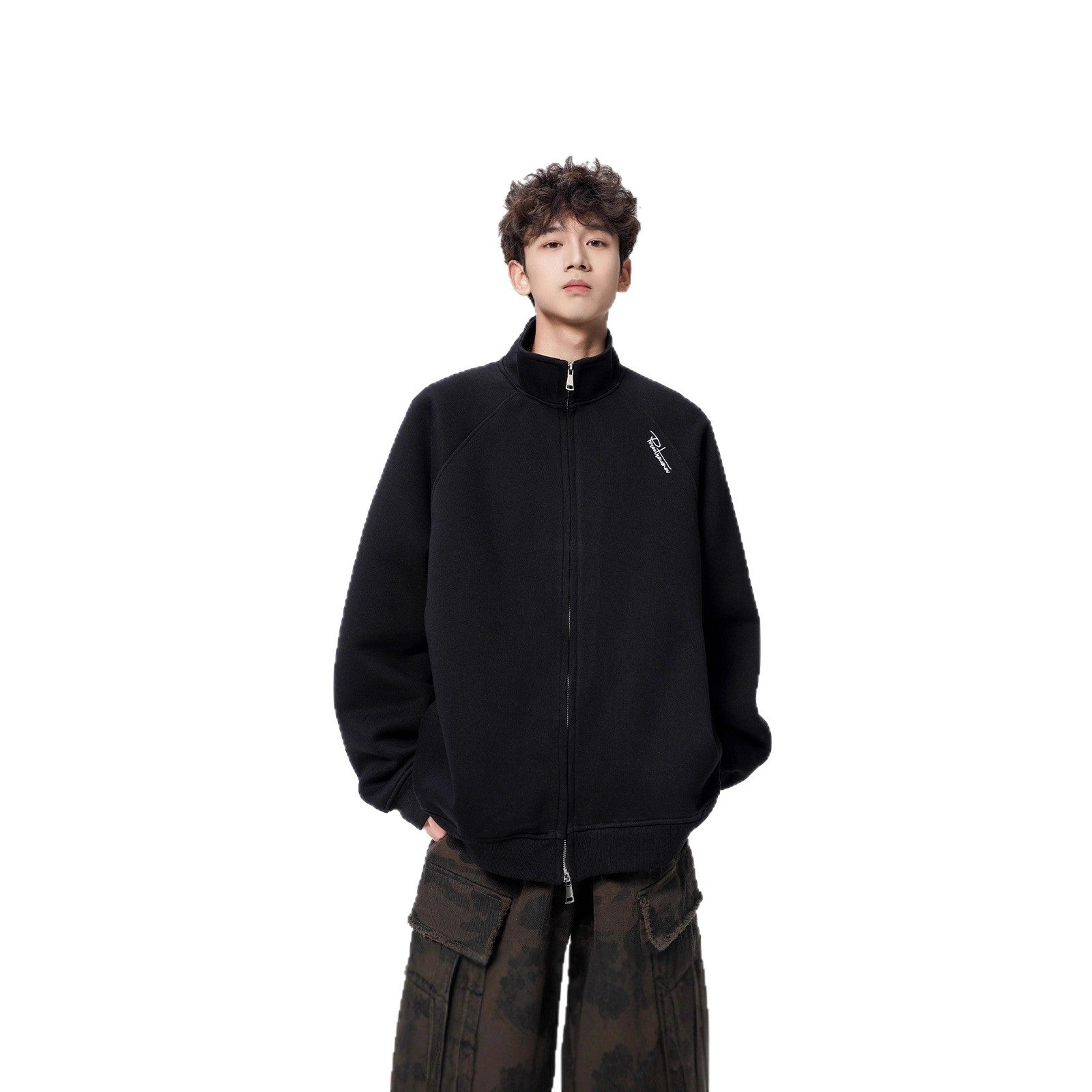 Men's Sporty Zip Jacket Chichicherry