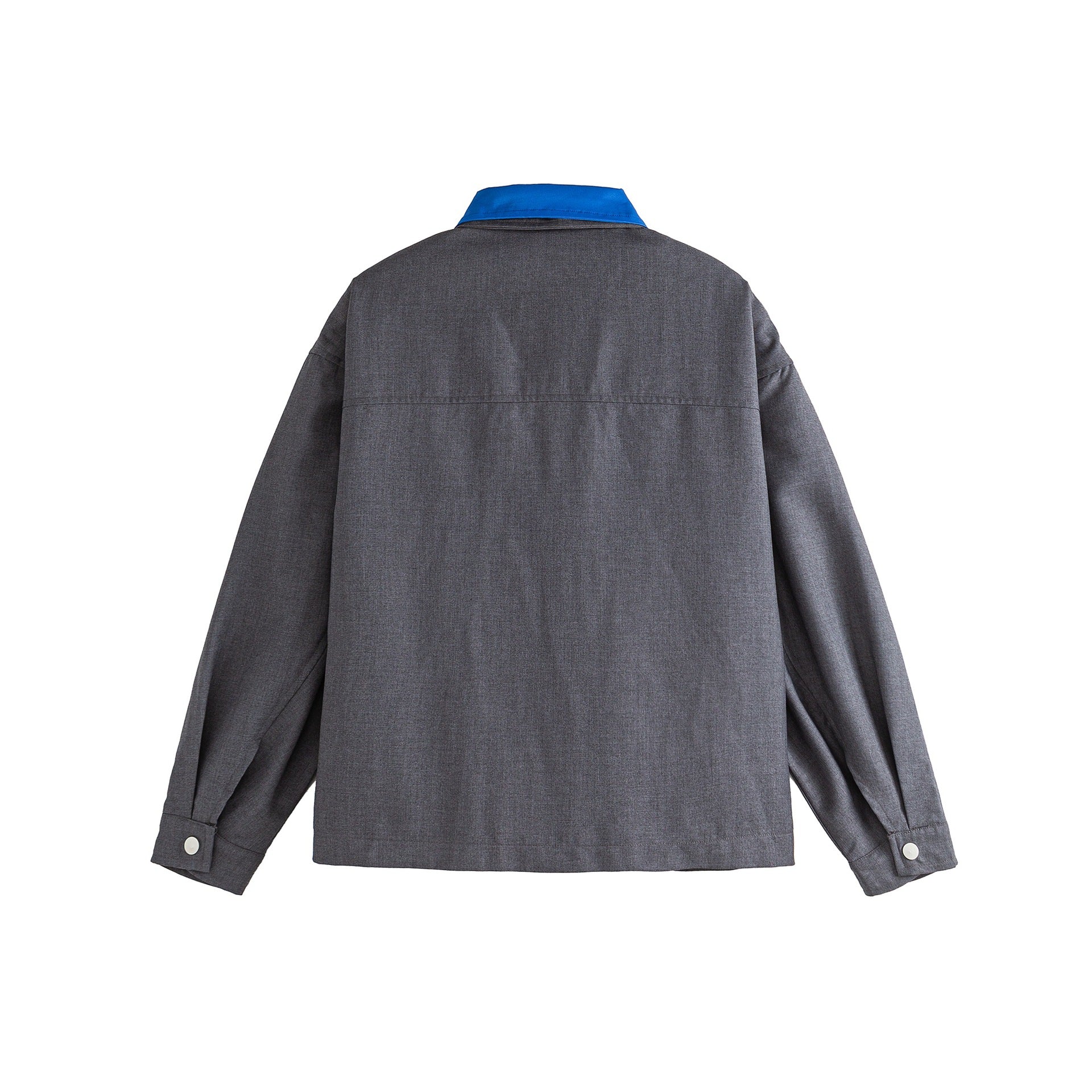 Men's Oversize Worker Jacket with Contrast Collar Chichicherry
