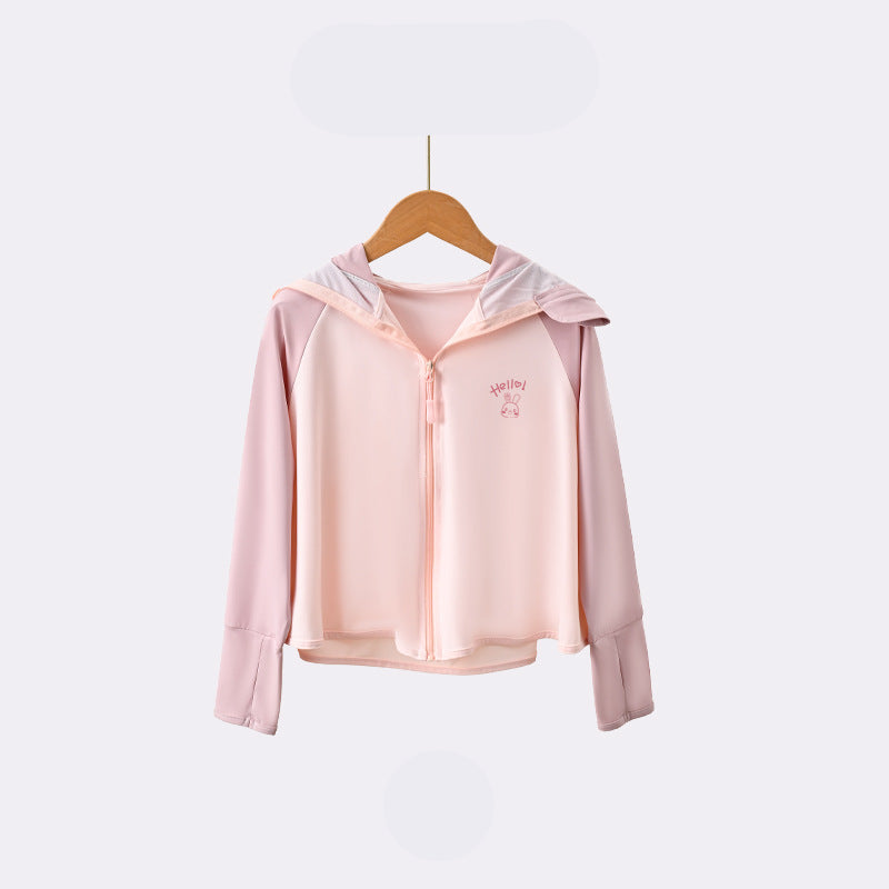 Children's UV protection jacket with hood and breathable properties Chichicherry